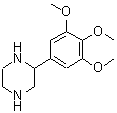 CAS#: 65709-47-9, 2-(3,4,5-Trimethoxyphenyl)piperazine