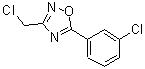 CAS 登录号：657423-57-9， 3-(氯甲基)-5-(3-氯苯基)-1,2,4-恶二唑
