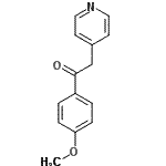 CAS 登录号：6576-06-3， 1-(4-甲氧基苯基)-2-(4-吡啶基)乙酮