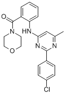 CAS#: 65789-86-8, 4-(2-((2-(4-Chlorophenyl)-6-Methyl-4-Pyrimidinyl)Amino)Benzoyl)-Morpholine