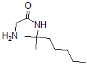CAS#: 65822-42-6, 2-Amino-N-(1,1-dimethylhexyl)acetamide