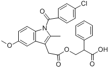 CAS#: 65828-79-7, 2-Phenyl-2-carboxyethyl 1-(4-chlorobenzoyl)-5-methoxy-2-methyl-3-indolylacetate
