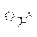 CAS#: 65837-48-1, 4-Oxo-1-phenyl-2-azetidinecarbonyl chloride
