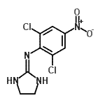 CAS 登录号:65936-26-7, N-(2,6-二氯-4-硝基苯基)-4,5-二氢-1H-咪唑-2-胺