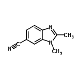 CAS#: 6595-25-1, 1,2-Dimethyl-1H-Benzimidazole-6-Carbonitrile