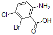 CAS#: 65971-76-8, 6-Amino-2-Bromo-3-Chloro-Benzoic Acid
