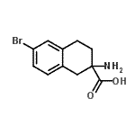 CAS#: 659736-91-1, 2-Amino-6-bromo-1,2,3,4-tetrahydro-2-naphthalenecarboxylic acid
