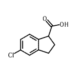 CAS#: 66041-26-7, 5-chloroindane-1-carboxylic acid