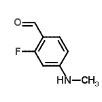 CAS#: 660432-45-1, 2-Fluoro-4-(methylamino)benzaldehyde