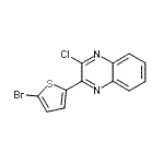 CAS#: 66078-66-8, 2-(5-Bromo-2-thienyl)-3-chloroquinoxaline