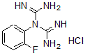 CAS#: 66088-51-5, 1-(2-Fluorophenyl)biguanide hydrochloride