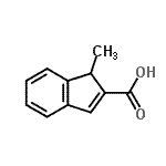 CAS#: 66130-41-4, 1-Methyl-1H-indene-2-carboxylic acid