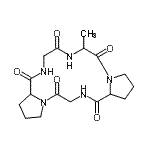 CAS#: 66143-40-6, Cyclo(alanylprolylglycylprolylglycyl)