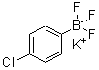 CAS 登录号：661465-44-7， (4-氯苯基)(三氟)硼酸(1-)钾