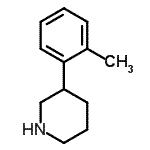 CAS#: 661470-63-9, 3-(2-Methylphenyl)piperidine