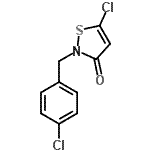 CAS#: 66159-95-3, 5-Chloro-2-(4-chlorobenzyl)-1,2-thiazol-3(2H)-one