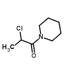 CAS#: 66203-96-1, 2-Chloro-1-(1-piperidinyl)-1-propanone
