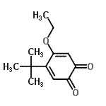 CAS 登录号：662126-11-6， 4-乙氧基-5-(2-甲基-2-丙基)-1,2-苯醌