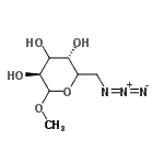 CAS 登录号：66224-56-4， 甲基6-叠氮基-6-脱氧-D-苏式-吡喃己糖苷