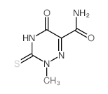 CAS#: 6623-87-6, 2-Methyl-5-Oxo-3-Sulfanylidene-1,2,4-Triazine-6-Carboxamide