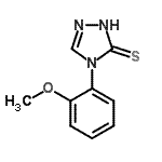 CAS#: 66297-54-9, 4-(2-Methoxyphenyl)-4H-1,2,4-triazole-3-thiol