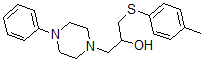 CAS#: 66307-52-6, alpha-[(p-Tolylthio)Methyl]-4-Phenyl-1-Piperazineethanol