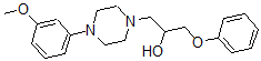 CAS 登录号:66307-55-9, alpha-(苯氧基甲基)-4-(3-甲氧基苯基)-1-哌嗪乙醇