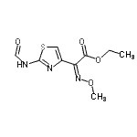 CAS#: 66340-98-5, Ethyl (2Z)-(2-formamido-1,3-thiazol-4-yl)(methoxyimino)acetate