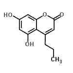 CAS#: 66346-59-6, 5,7-Dihydroxy-4-propyl-2H-chromen-2-one