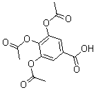 CAS 登录号：6635-24-1， 3,4,5-三(乙酰氧基)-苯甲酸