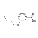 CAS#: 663614-71-9, 4-(3-Fluoropropoxy)-2-pyridinecarboxylic acid