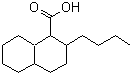 CAS 登录号：663622-00-2， 2-丁基十氢-1-萘甲酸