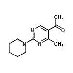 CAS#: 66373-33-9, 1-[4-Methyl-2-(1-piperidinyl)-5-pyrimidinyl]ethanone