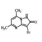 CAS#: 66383-54-8, 3-Bromo-5,7-dimethylpyrazolo[1,5-a]pyrimidin-2(1H)-one