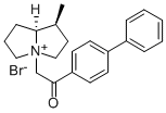 CAS 登录号：66393-10-0， (1S-(1-alpha,7a-beta))-六氢-4-(2-(1,1'-联苯)-4-基-2-氧代乙基)-1-甲基-1H-吡咯里嗪鎓溴化物