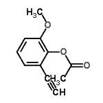 CAS#: 663935-12-4, 2-Ethynyl-6-methoxyphenyl acetate