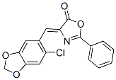 CAS#: 6641-76-5, 4-[(6-Chlorobenzo[1,3]Dioxol-5-Yl)Methylidene]-2-Phenyl-1,3-Oxazol-5-One