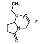 CAS#: 664342-15-8, 5-Ethoxy-1-(2-fluoro-2-propen-1-yl)-2-pyrrolidinone