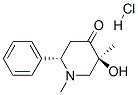 CAS 登录号：66440-03-7， (2S,5S)-5-羟基-1,5-二甲基-2-苯基-哌啶-4-酮盐酸盐