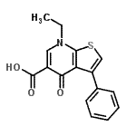 CAS#: 66441-43-8, 7-Ethyl-4-oxo-3-phenyl-4,7-dihydrothieno[2,3-b]pyridine-5-carboxylic acid