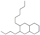 CAS 登录号：66455-55-8， 2-丁基-3-己基十氢萘