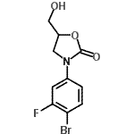 CAS#: 665003-40-7, 3-(4-Bromo-3-fluorophenyl)-5-(hydroxymethyl)-1,3-oxazolidin-2-one