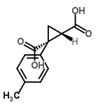 CAS#: 66504-83-4, (1R,2S)-1-(4-Methylphenyl)-1,2-cyclopropanedicarboxylic acid