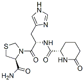 CAS#: 66537-55-1, [2S-[2R*[R*(R*)]]]-N-[2-[4-(Aminocarbonyl)-3-Thiazolidinyl]-1-(1H-Imidazol-4-Ylmethyl)-2-Oxoethyl]-6-Oxopiperidine-2-Carboxamide