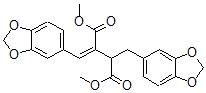 CAS#: 66547-92-0, (1,3-Benzodioxol-5-Ylmethylene)-(1,3-Benzodioxol-5-Ylmethyl)-Butanedioic Acid Dimethyl Ester