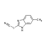 CAS#: 66558-19-8, 5-Methyl-1H-benzimidazol-2-yl thiocyanate