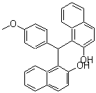 CAS#: 66595-89-9, 1,1'-[(4-Methoxyphenyl)methylene]di(2-naphthol)
