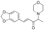 CAS 登录号：66596-43-8， 1-(1,3-苯并二氧戊环-5-基)-4-吗啉基-1-戊烯-3-酮