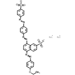 CAS#: 6661-43-4, Disodium 5-[(4-Ethoxyphenyl)Diazenyl]-8-({4-[(4-Sulfonatophenyl)Diazenyl]Phenyl}Diazenyl)-2-Naphthalenesulfonate