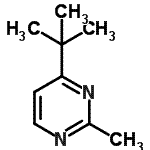 CAS 登录号：66621-93-0， 2-甲基-4-(2-甲基-2-丙基)嘧啶
